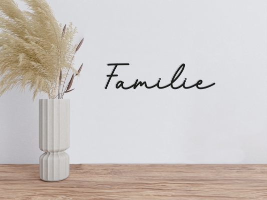 Schriftzug "Familie"